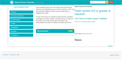 Desktop Screenshot of corlumyo-en.nku.edu.tr