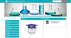 Desktop Screenshot of fened.nku.edu.tr