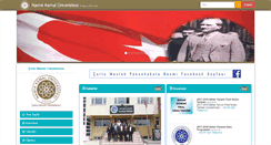 Desktop Screenshot of corlumyo.nku.edu.tr