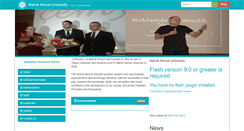 Desktop Screenshot of cerkezkoymyo-en.nku.edu.tr