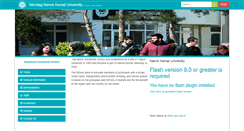 Desktop Screenshot of hayrabolumyo-en.nku.edu.tr