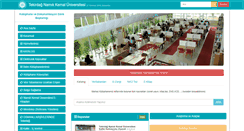 Desktop Screenshot of kutuphane.nku.edu.tr